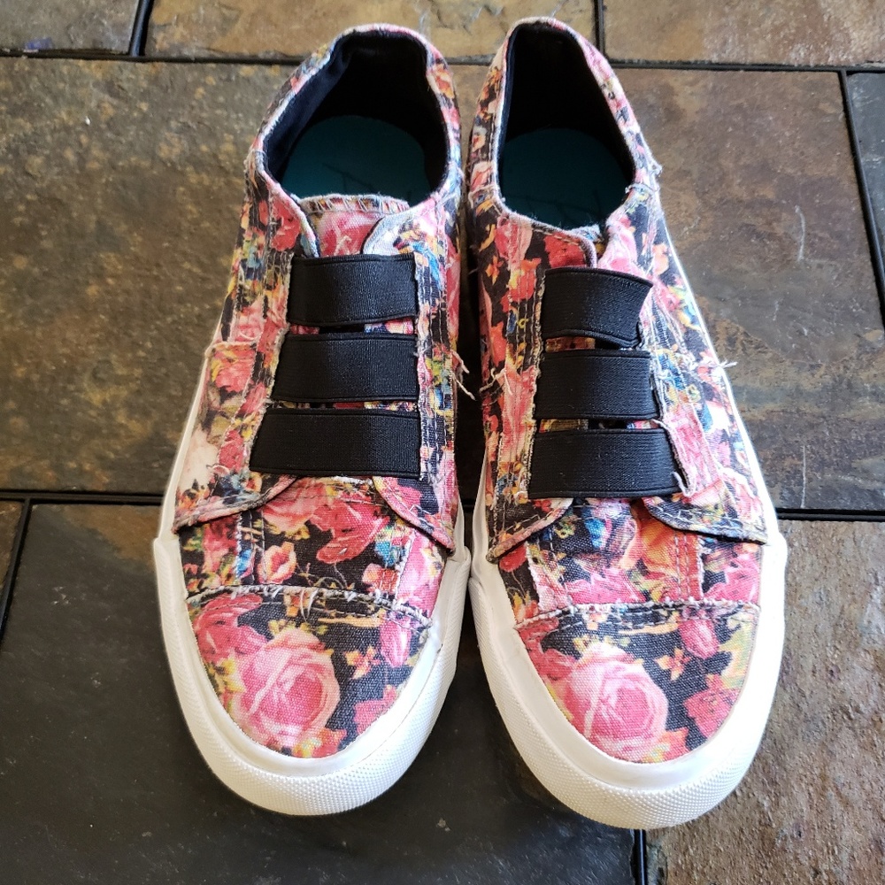 Blowfish floral slip on sneakers